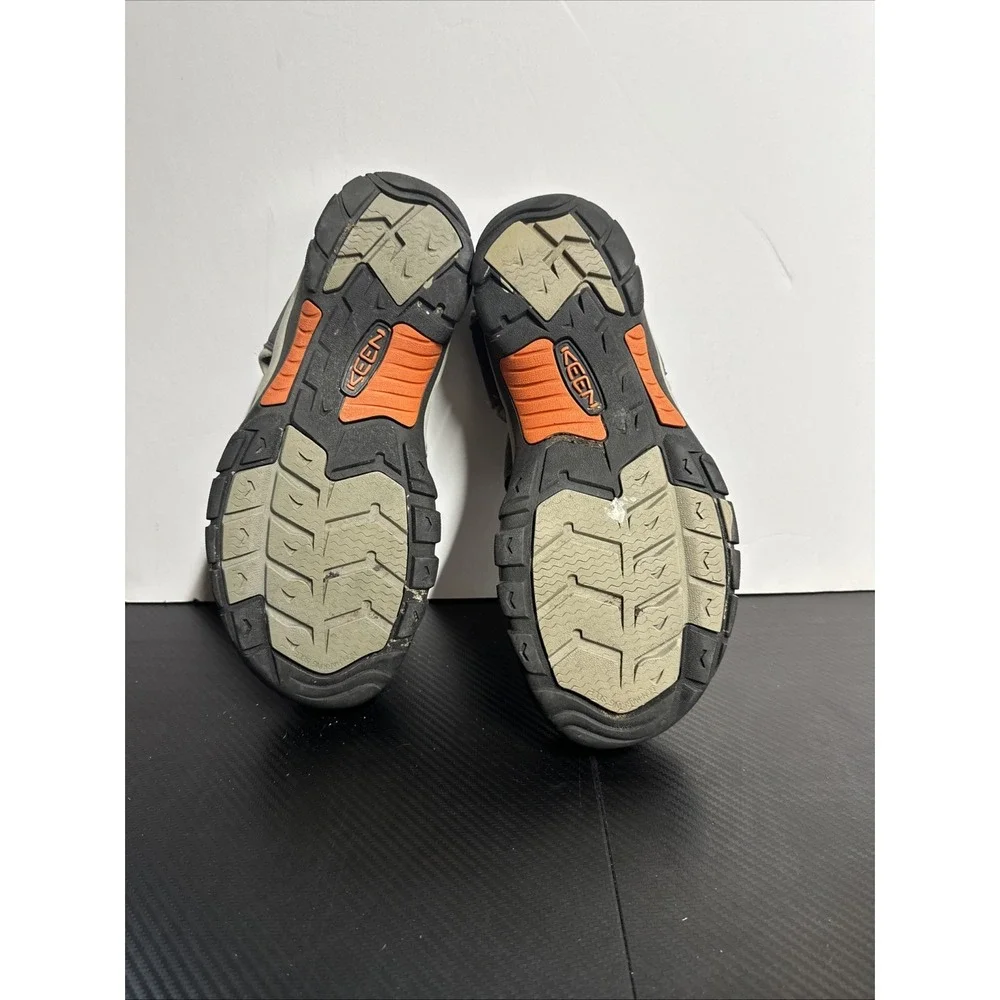 KEEN Newport H2 Steel Gray & Orange Waterproof Water Hiking Sandals Size US 13